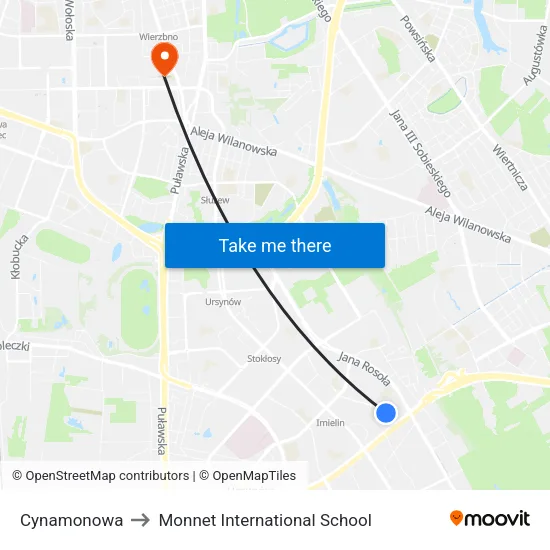 Cynamonowa to Monnet International School map