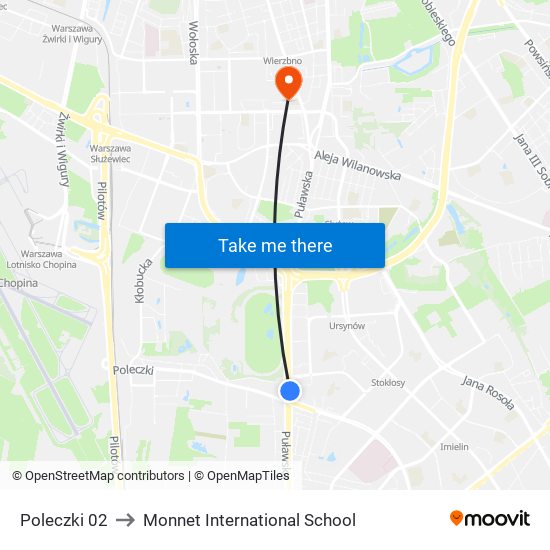 Poleczki 02 to Monnet International School map