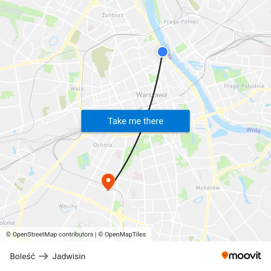 Boleść to Jadwisin map