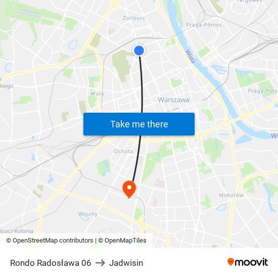 Rondo „Radosława” to Jadwisin map