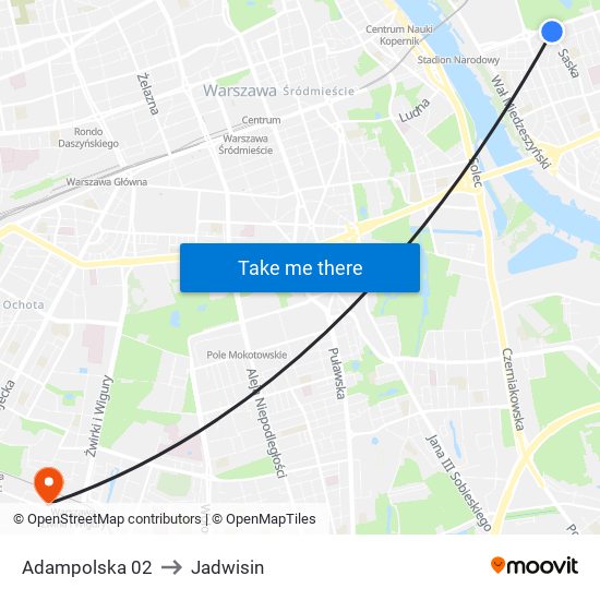 Adampolska 02 to Jadwisin map