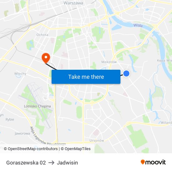 Goraszewska to Jadwisin map