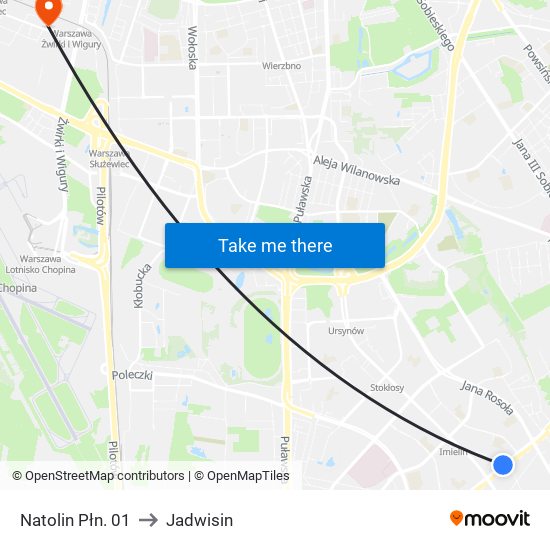 Natolin Płn. 01 to Jadwisin map