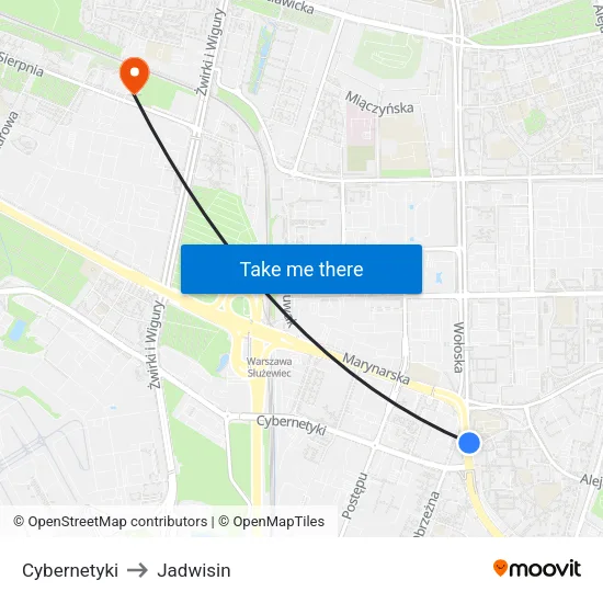 Cybernetyki to Jadwisin map