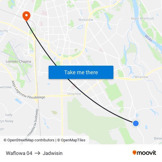 Waflowa 04 to Jadwisin map