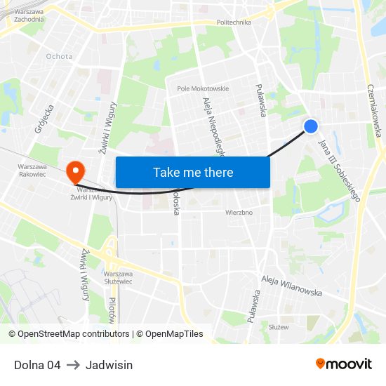 Dolna 04 to Jadwisin map