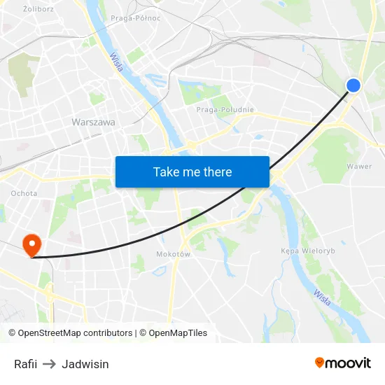Rafii to Jadwisin map
