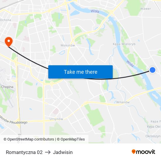 Romantyczna 02 to Jadwisin map