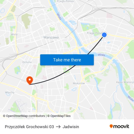 Przyczółek Grochowski 03 to Jadwisin map