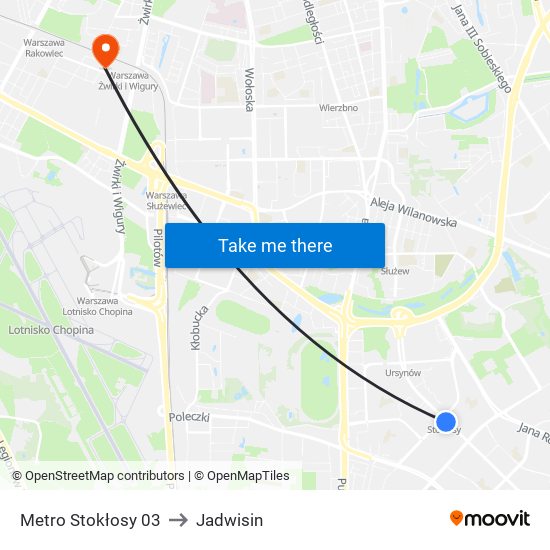 Metro Stokłosy 03 to Jadwisin map