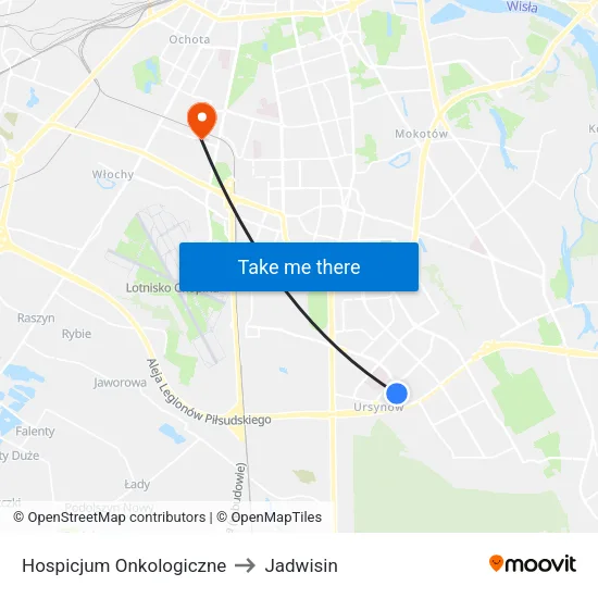 Hospicjum Onkologiczne to Jadwisin map