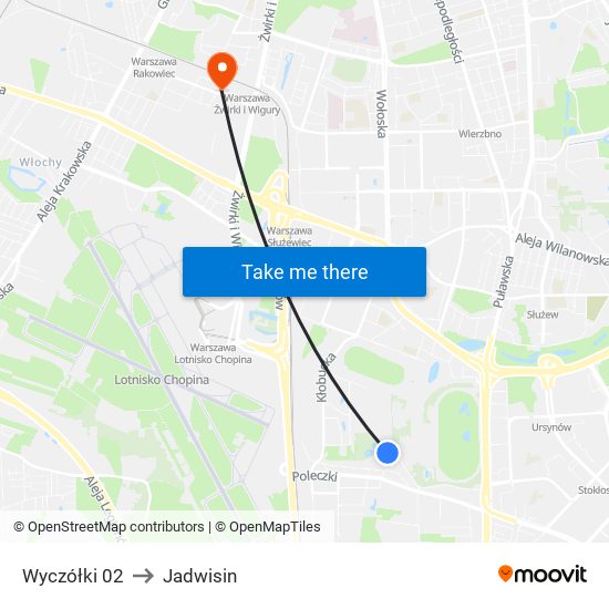 Wyczółki 02 to Jadwisin map