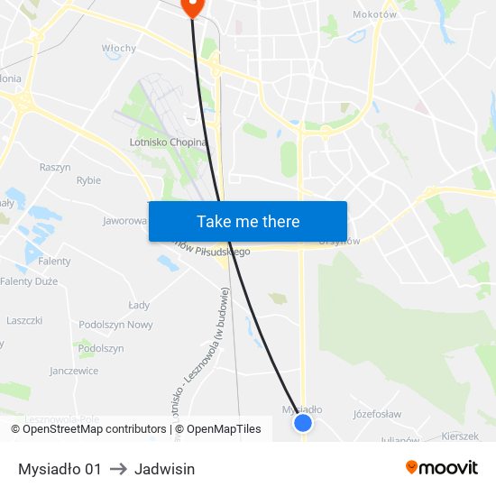 Mysiadło 01 to Jadwisin map