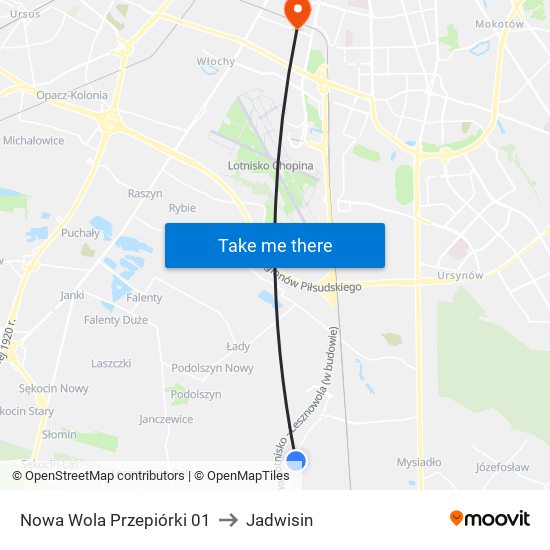 Nowa Wola Przepiórki 01 to Jadwisin map