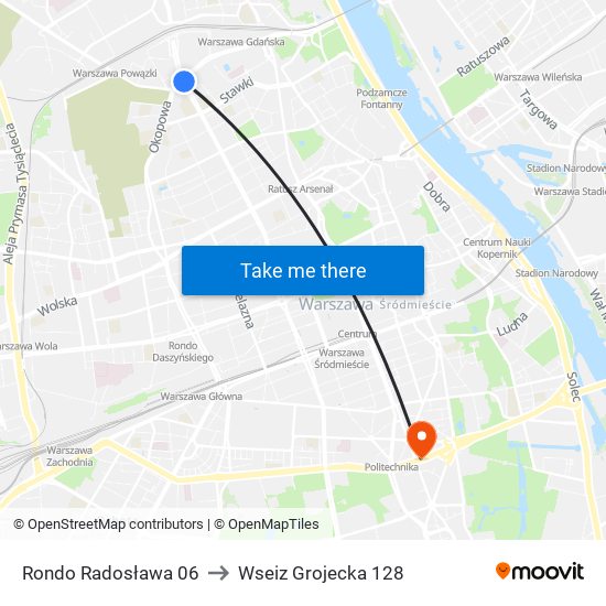 Rondo „Radosława” to Wseiz Grojecka 128 map