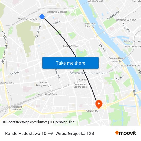 Rondo „Radosława” to Wseiz Grojecka 128 map