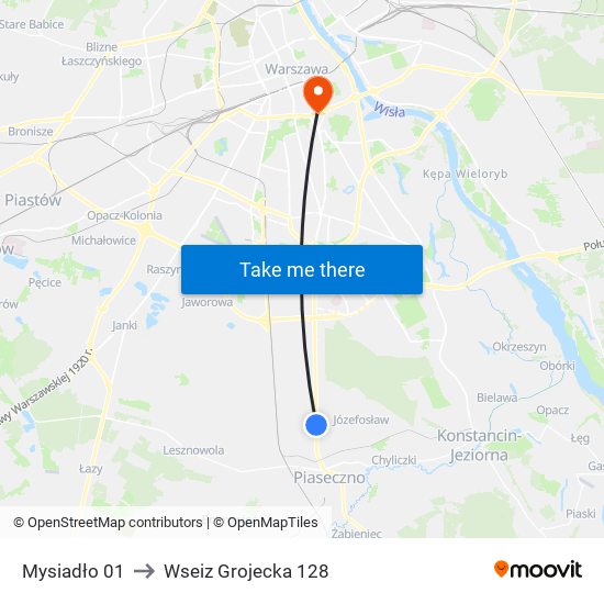 Mysiadło 01 to Wseiz Grojecka 128 map