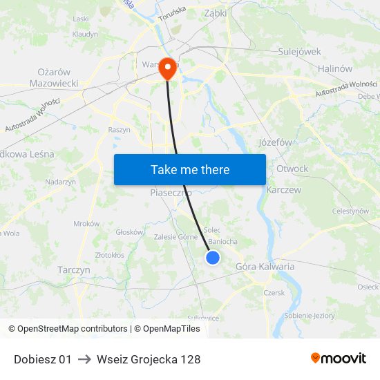 Dobiesz 01 to Wseiz Grojecka 128 map