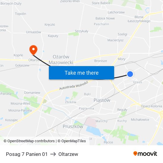 Posag 7 Panien 01 to Oltarzew map