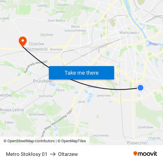 Metro Stokłosy 01 to Oltarzew map