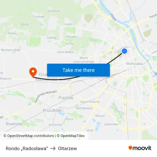 Rondo „Radosława” to Oltarzew map