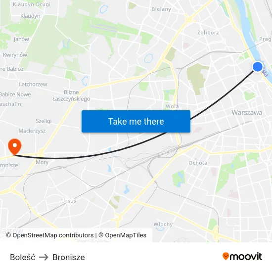 Boleść to Bronisze map