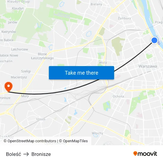 Boleść to Bronisze map