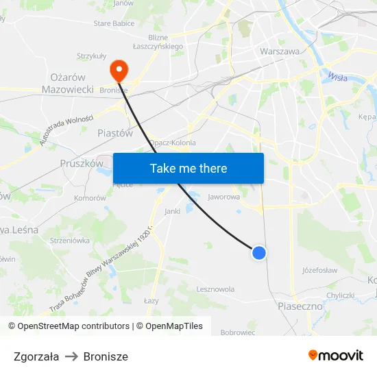 Zgorzała to Bronisze map