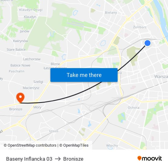 Baseny Inflancka 03 to Bronisze map