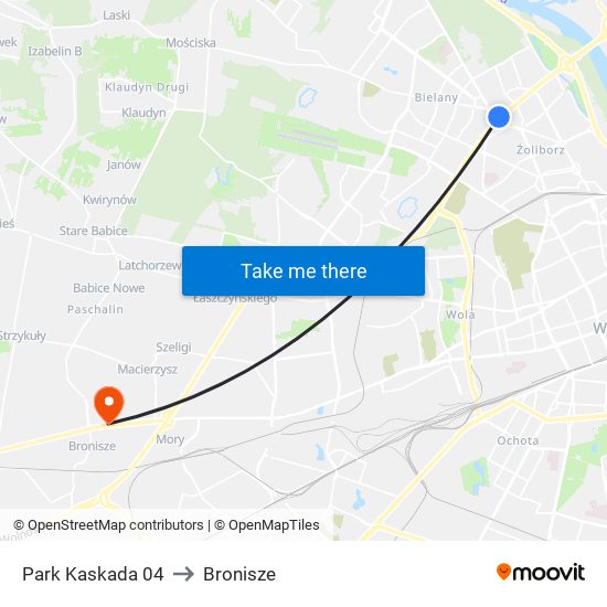 Park Kaskada 04 to Bronisze map