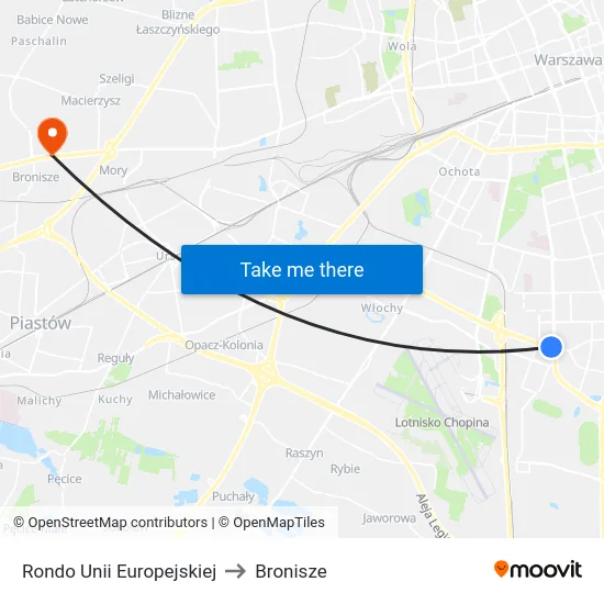 Rondo Unii Europejskiej to Bronisze map