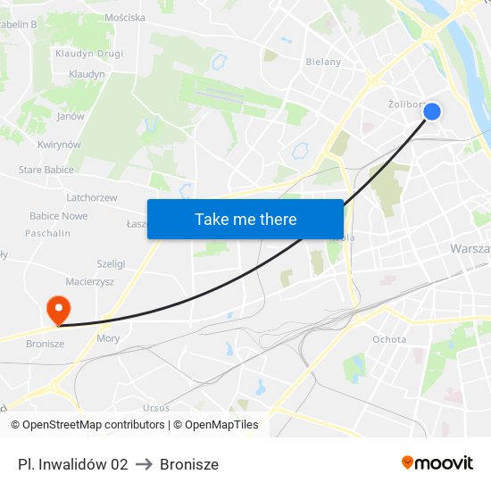 Pl. Inwalidów 02 to Bronisze map