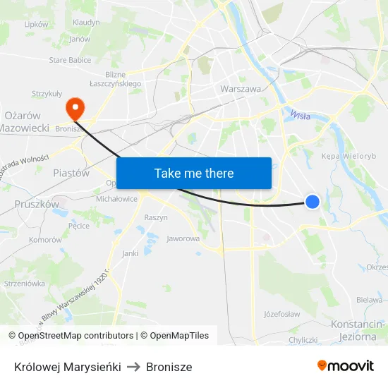 Królowej Marysieńki to Bronisze map