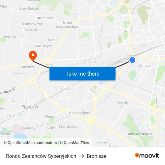 Rondo Zesłańców Syberyjskich to Bronisze map