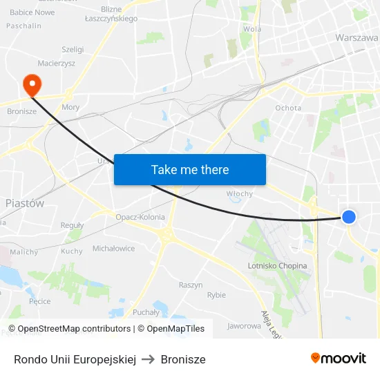 Rondo Unii Europejskiej to Bronisze map