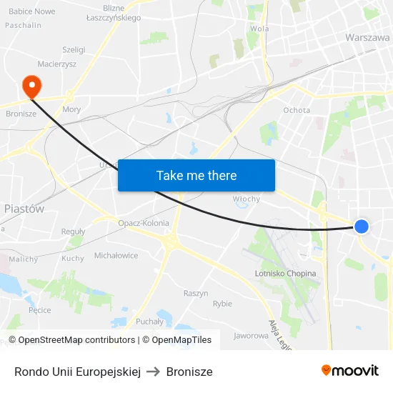 Rondo Unii Europejskiej to Bronisze map