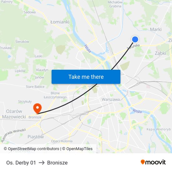 Os. Derby 01 to Bronisze map