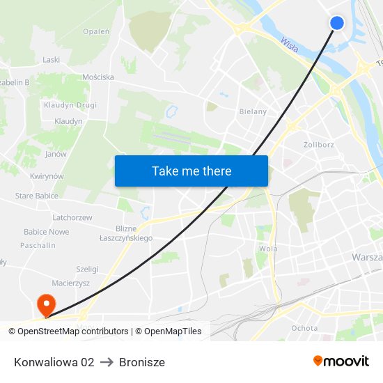 Konwaliowa 02 to Bronisze map