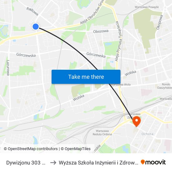 Dywizjonu 303 02 to Wyższa Szkoła Inżynierii i Zdrowia map