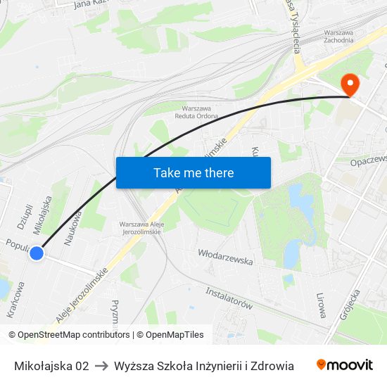 Mikołajska 02 to Wyższa Szkoła Inżynierii i Zdrowia map
