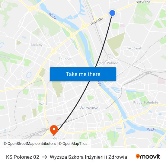 KS Polonez 02 to Wyższa Szkoła Inżynierii i Zdrowia map