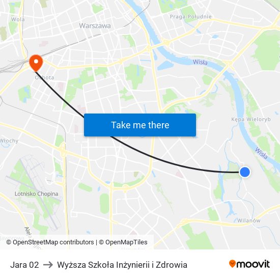 Jara 02 to Wyższa Szkoła Inżynierii i Zdrowia map