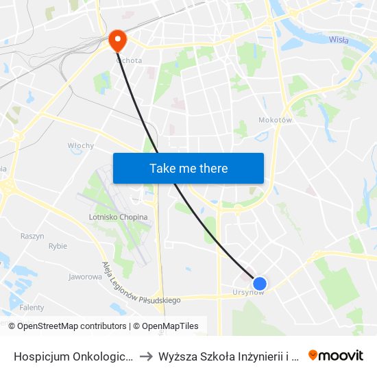 Hospicjum Onkologiczne to Wyższa Szkoła Inżynierii i Zdrowia map