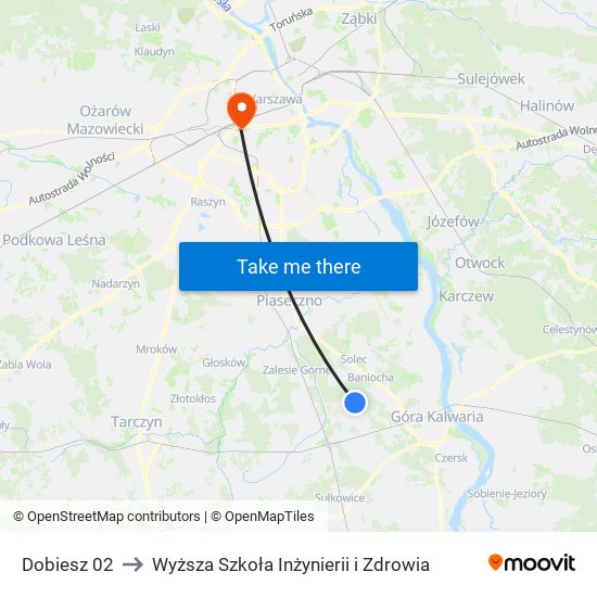 Dobiesz 02 to Wyższa Szkoła Inżynierii i Zdrowia map