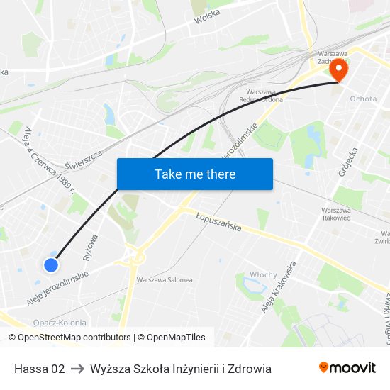 Hassa 02 to Wyższa Szkoła Inżynierii i Zdrowia map