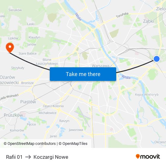 Rafii 01 to Koczargi Nowe map