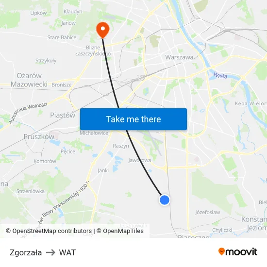 Zgorzała to WAT map
