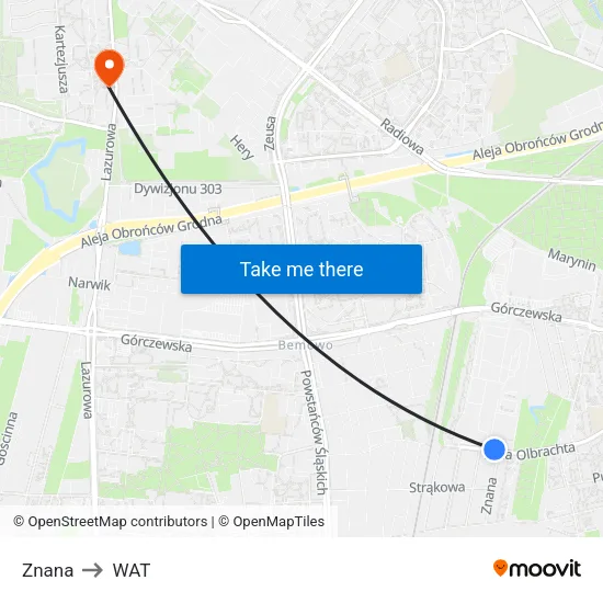 Znana to WAT map