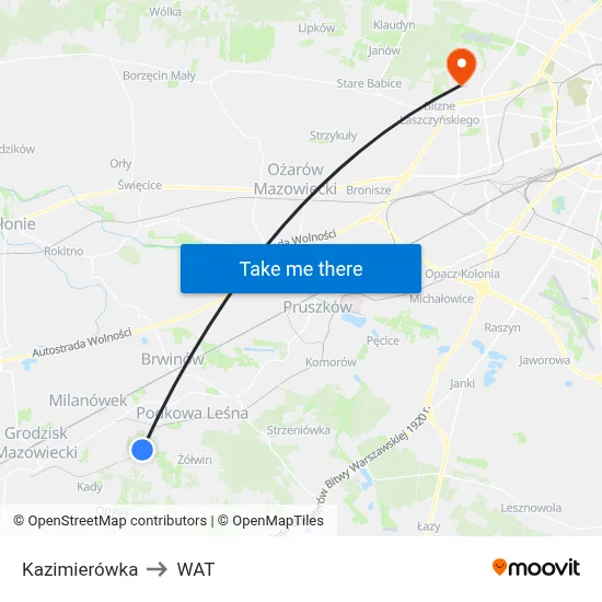 Kazimierówka to WAT map