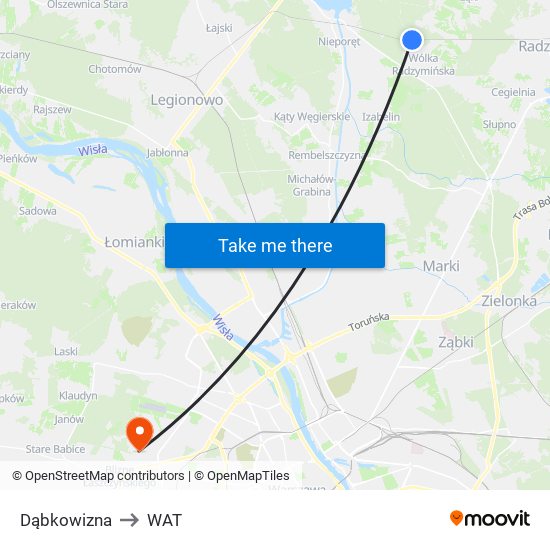 Dąbkowizna to WAT map